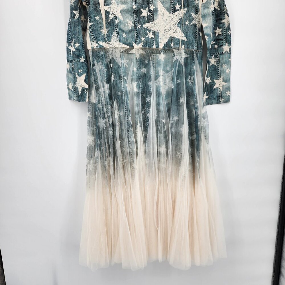 ORIGAMI Victorian Lace Star Print Cardigan Duster S-XXL NWT - Picture 12 of 16